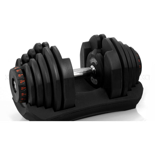 Fitness Master 40kg Adjustable Dumbbell Set Home GYM Exercise Equipment Weight 17 weights Wws