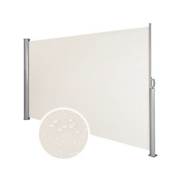 Elora Side Awning Beige 200x300cm Sun Shade Indoor Outdoor Blinds Retractable Partition Screen Wws