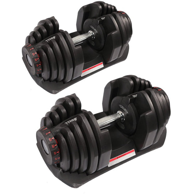 Fitness Master 80kg Adjustable Dumbbell Set Home GYM Exercise Equipment Weight 17 weights 2x 40kg Wws