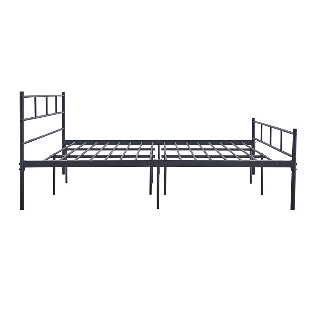 Foret Bed Frame Metal Queen Size Mattress Base Steel Bedroom Base Plat
