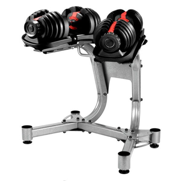 Fitness Master 80kg Adjustable Dumbbell Set w Stand Home GYM Exercise Equipment Weight 17 weights 2x 40kg Wws