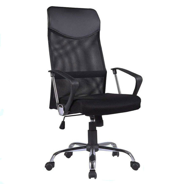Foret PU High Back Executive Mesh Home Office Game Chair Computer Breathable Lumbar Support Swivel Lift Wws