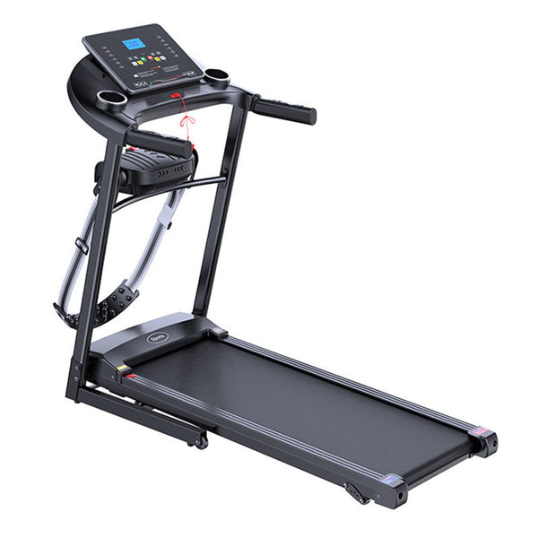 Multi-functional 3 Slope, Folding Shock Absorbing Electric Treadmill
