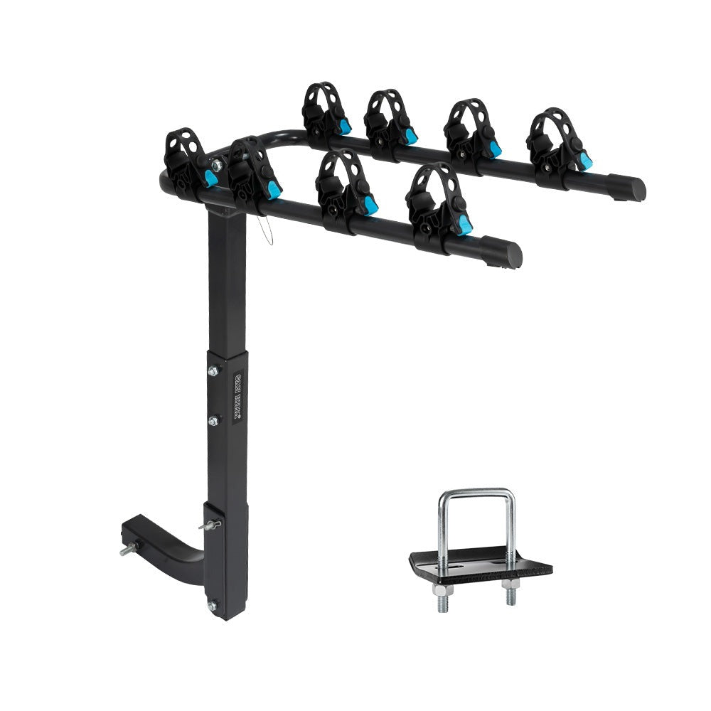 Hitch receiver store bike rack