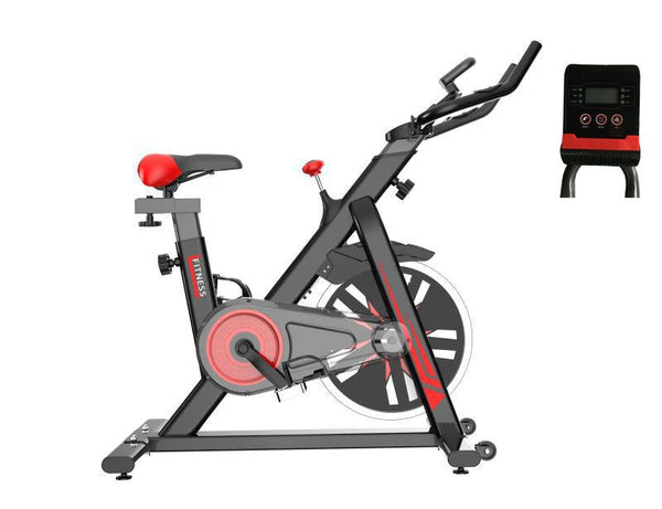 Exercise Spin Bike Flywheel Fitness Home Gym Black Unique Design