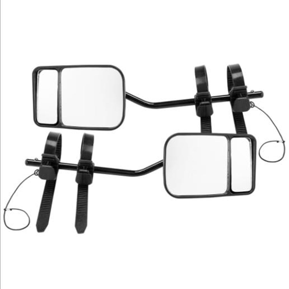 2x Adjustable Big Size Towing Mirror Clipon Side Mirror Extension for Salesbay