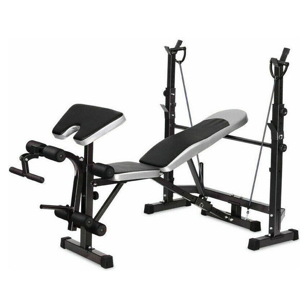 Fitness Multi Weight Bench Station Press Weights Equipment Curl Incline Home Gym