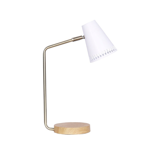 Table Lamp Desk Lamps 3 Way 3-way Touch Sensor Bedside Side Light Metal Wooden Lighting