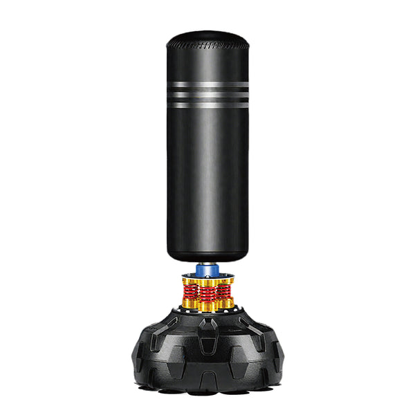 FITNESS MASTER Freestanding Punching Bag 4-Spring Suction Cup Base Heavy Adults