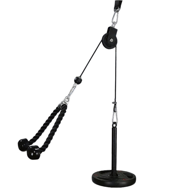 FITNESS MASTER Pulley Cable Machine Attachment System DIY LAT Pull Down Tricep