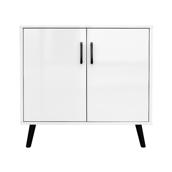 Foret Modern Sideboard Buffet Storage 2 Door Wood Cabinet Cupboard Hallway Shelf