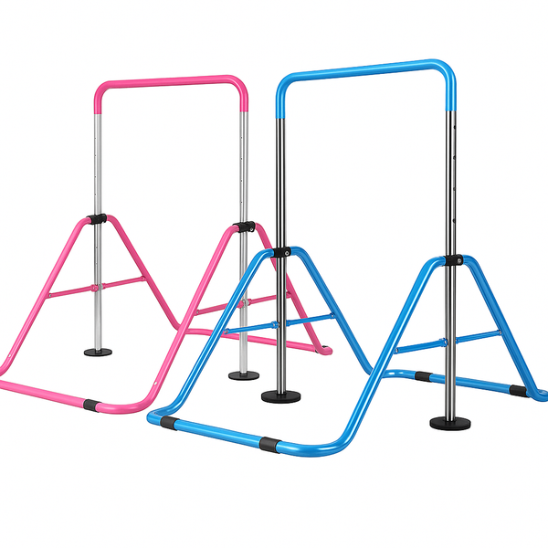 FITNESS MASTER Kids Gymnastics Bars Training Horizontal Bar Monkey Kip Bar