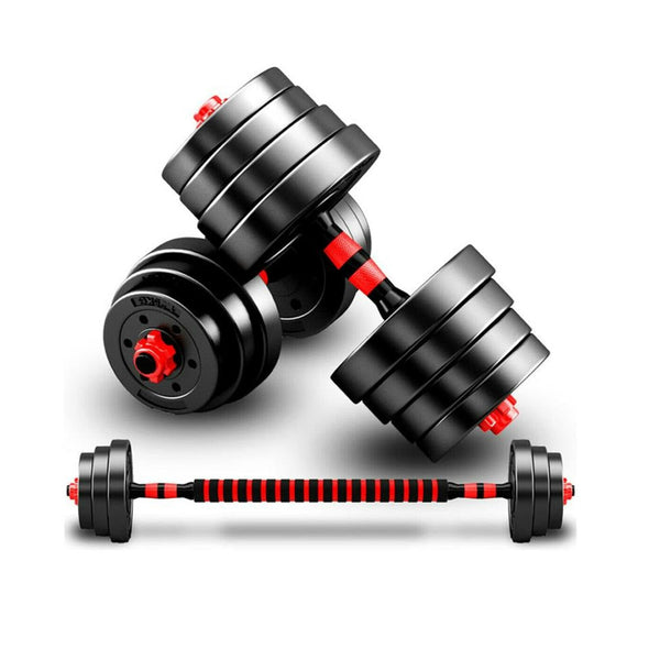 Fitness Master 40kg Adjustable Dumbbell Set Barbell Home Wws