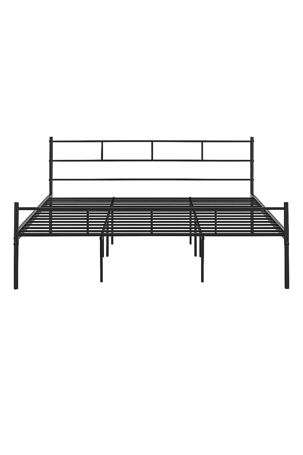 Foret Bed Frame Metal Queen Size Mattress Base Steel Bedroom Base Platform
