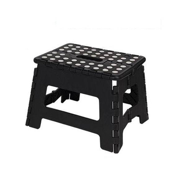 Salesbay Plastics Folding Stool Step Portable Chair Store Flat Outdoor Camping- 22cm Height Wws