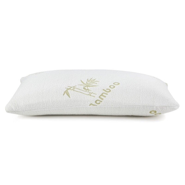 Foret 1x Bamboo Pillow Memory Foam Contour Fabric Soft Extra Large King Size 90x48cm Wws