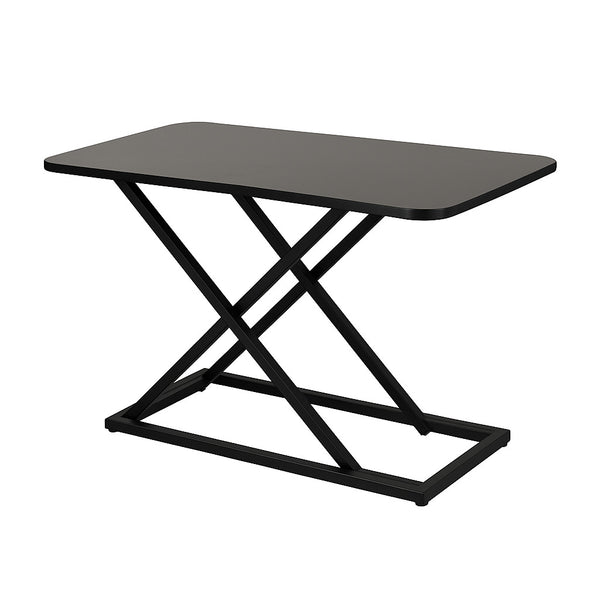 Foret Adjustable Office Standing Desk Converter Workstation for Home Black 60cm