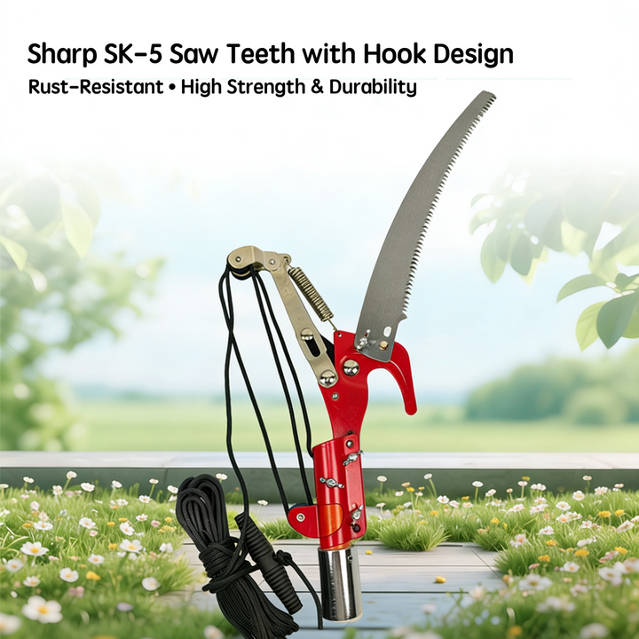 SALESBAY 8m Telescopic Tree Pruner Pole Saw Set Tree Trimming Tool Hig ...