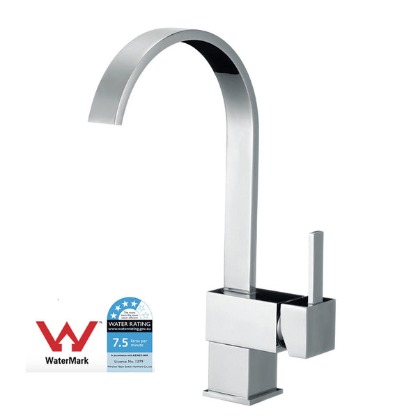 Watermark WELS Kitchen Laundry Tall Basin Mixer Tap Vanity Sink Faucet Chrome