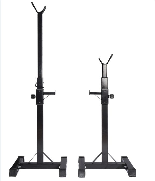 Fitness Master 2 pack Squat Rack Stand Bench Press Weight Lifting Barbell Gym