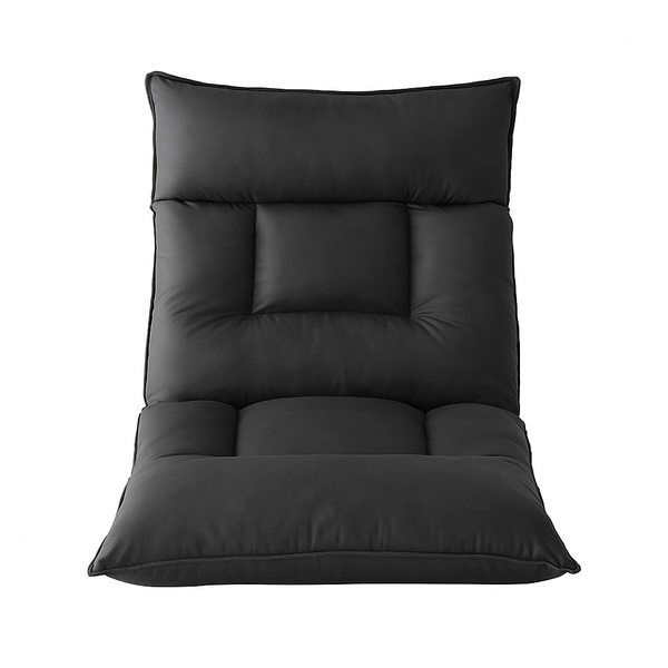Foret Cushion Floor Seat Recliner Futon Bed Soft Lounge Chair Living Room Grey Dark