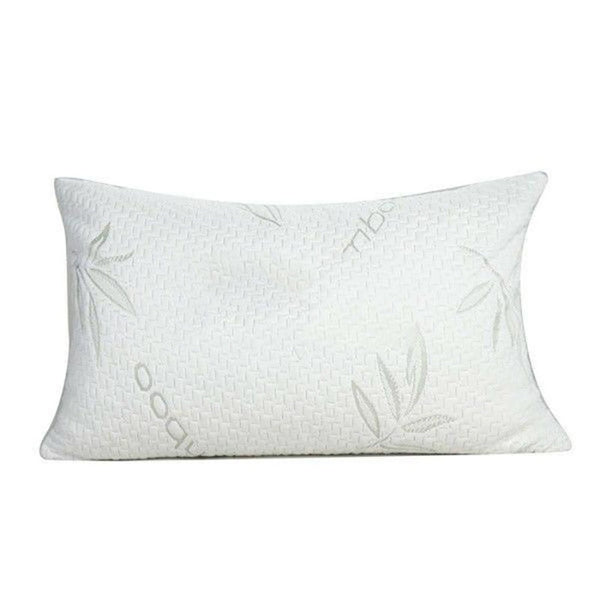 FORET 4xBamboo Fiber Pillow Memory Foam Breathable Soft ExtraLarge Queen 74x48cm