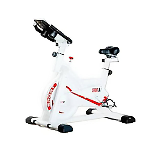 White Colour Exercise Spin Bike Home Gym Workout Equipment Cycling Fitness Bicycle 8kg Wheels