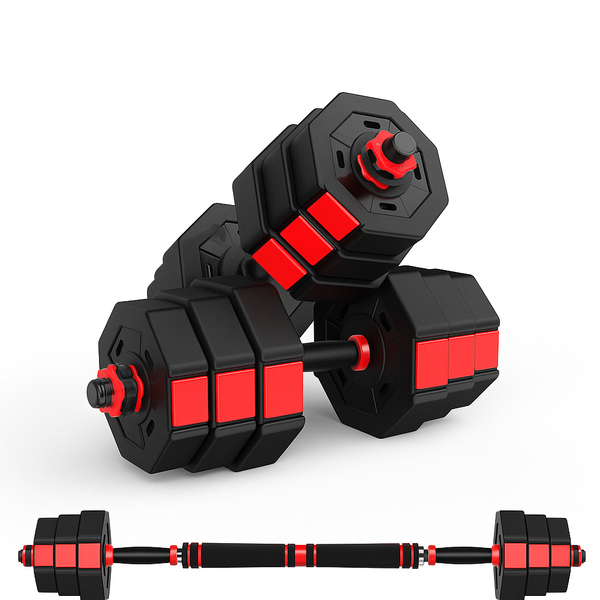 Fitness Master Adjustable Dumbbell Set Octagonal Anti-roll Dumbbell Barbell Fitness Training