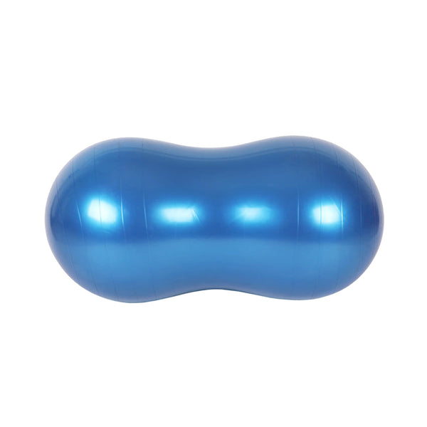 FITNESS MASTER Peanut Yoga Ball Anti-Burst Air Pump Blue 45×90 cm 200kg Load