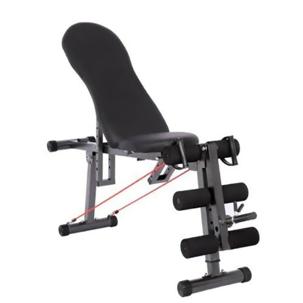 Fitness Master Sit Up Abdominal Crunch Adjustable Flat Incline Bench Fitness GYM Home lifting Angle Black Wws