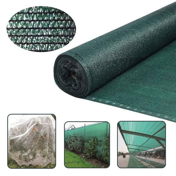 Elora Shadecloth 1.83x10m Green 50% UV Screen Sail Shade Cloth Mesh Roll Net Garden Outdoor Wws