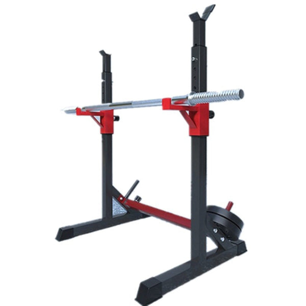 Fitness Master Adjustable Fitness Squat Rack Barbell Bench Muscle Exercises Weight Lifting Wws