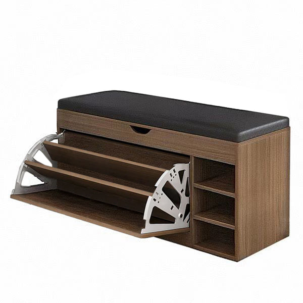 Foret Shoe Cabinet Seat Stool Storage Bench Box Rack Organiser Shelf Cupboard