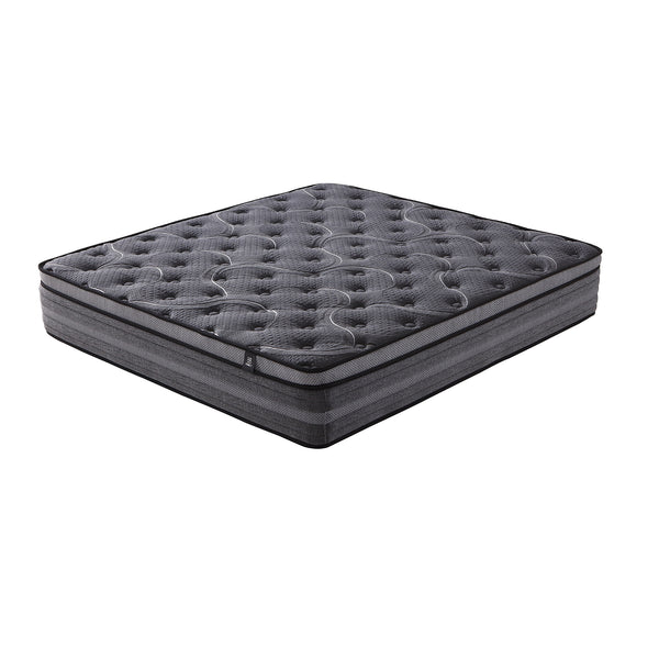 Foret King Bed Mattress 7 Zone Pocket Spring Memory Latex Foam Euro Top 32cm
