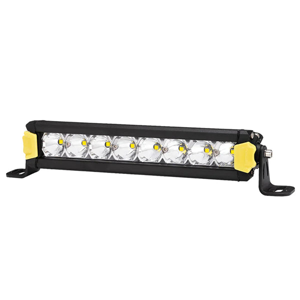 2pcs 8 Inch Single Row LED Light Bars 80W LED Spot Pods Ultra Slim Off Road Driving Light Waterproof Work