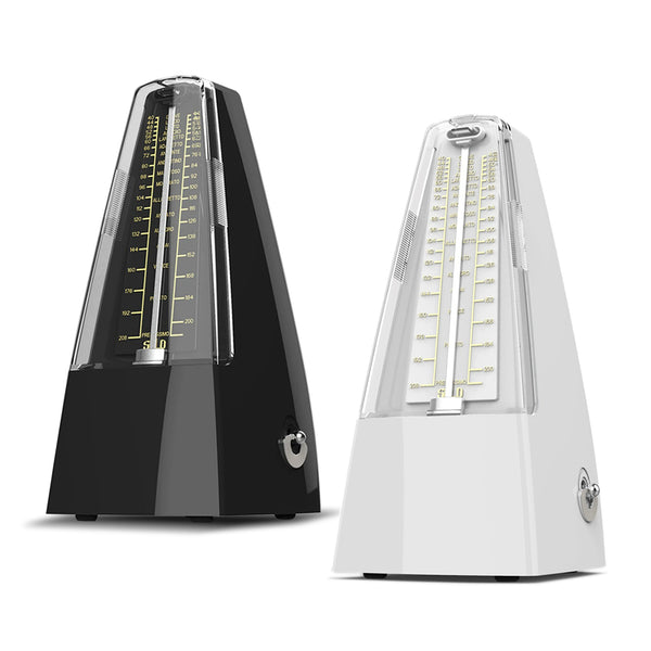 Mechanical Metronome for Piano Guitar Violin Ukulele Player Black/White