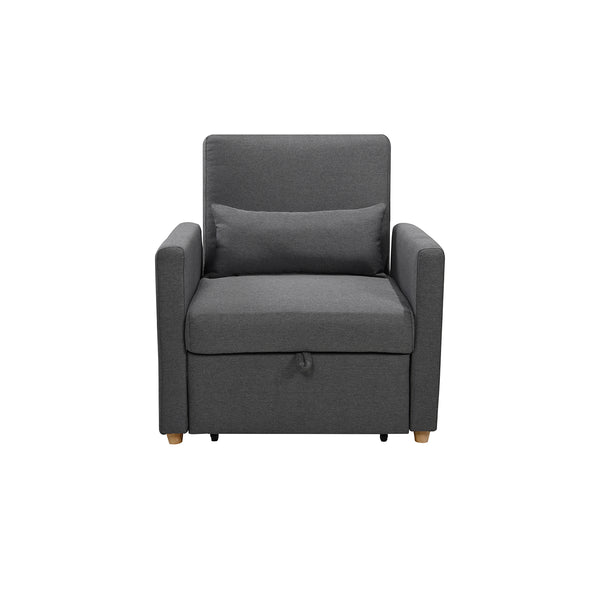Foret Single Seater Pull-Out Sofa Bed Lounge Adjustable Couch Furniture Recliner