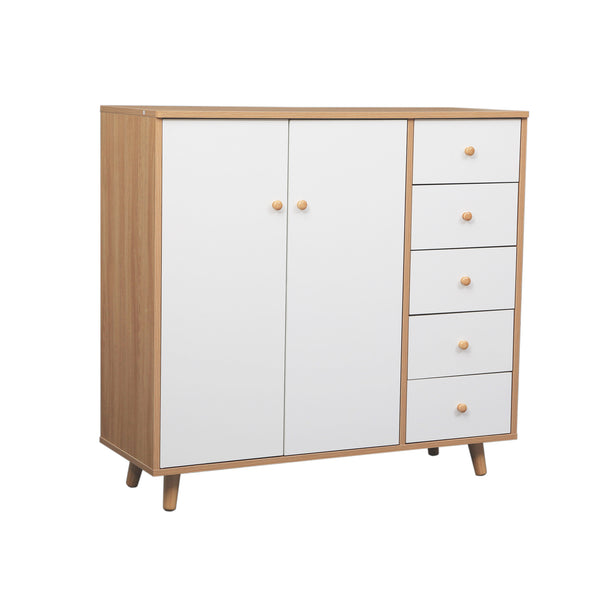 Foret Buffet Sideboard Shoe Cabinet Hallway Table Cupboard Storage 5 Drawers