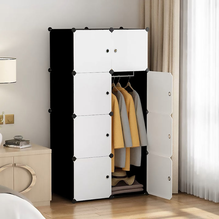 Foret DIY XL 8 Cube Storage Cabinet Compartment Cupboard Wardrobe Rack ...