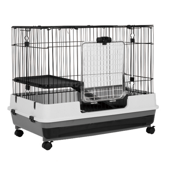 Salesbay Pet Cage Rabbit Hutch Cat Bunny Hamster Guinea Pig Ferret Small Animal Chinchilla Wws