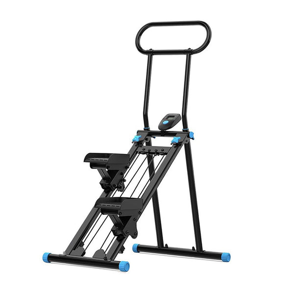 FITNESS MASTER Stair Stepper Folding Vertical Cardio Exercise Climber 300LB BK