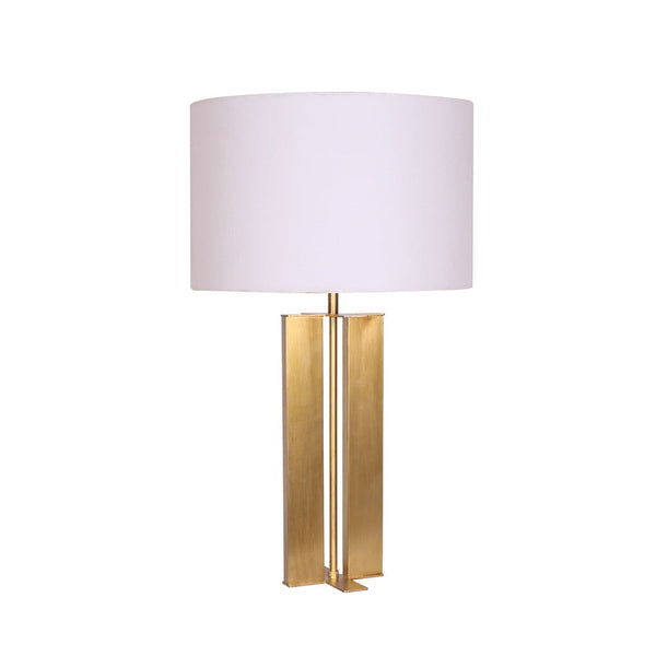 Foret Table Lamp Desk Lamps Bedside Side Light Reading Metal Brushed Gold Lighting Decor Wws