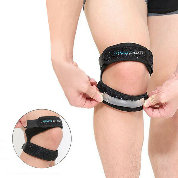 Fitness Master Adjustable Knee Strap Patella Arthritis Jumper Gel Sports Brace Support Pad Wws