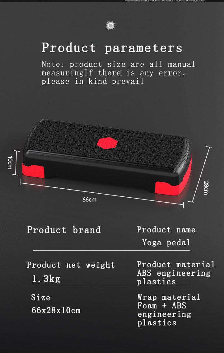 3 Level Aerobic Exercise Step Stepper Riser Yoga Workout Cardio Fitnes ...