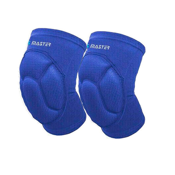 Blue 2x Knee Brace Crashproof Antislip Brace Leg Sleeve Protector Guard Support Gear