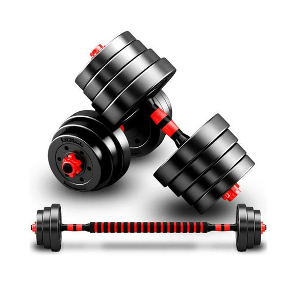 40kg Adjustable Dumbbell Set Barbell Home GYM Exercise Weights Fitness