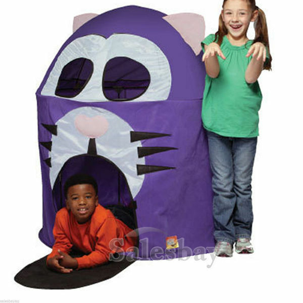 Bazoongi Kids Brand And Hi-Q CAT HUT Play Tent House 100% Spun-bonded in shade purple for your toddler.