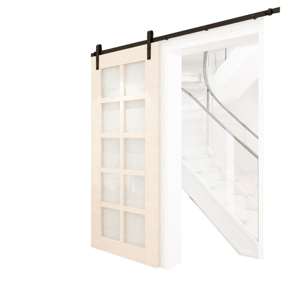 Salesbay Sliding Barn Door Hardware Track Roller Kit Office Home Interior Slide