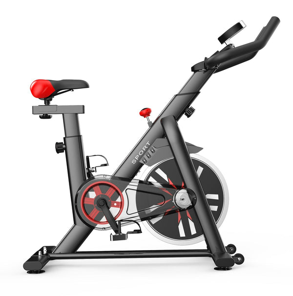 Exercise Spin Bike 8kg Flywheel Fitness Commercial Home Gym Black Unique Design