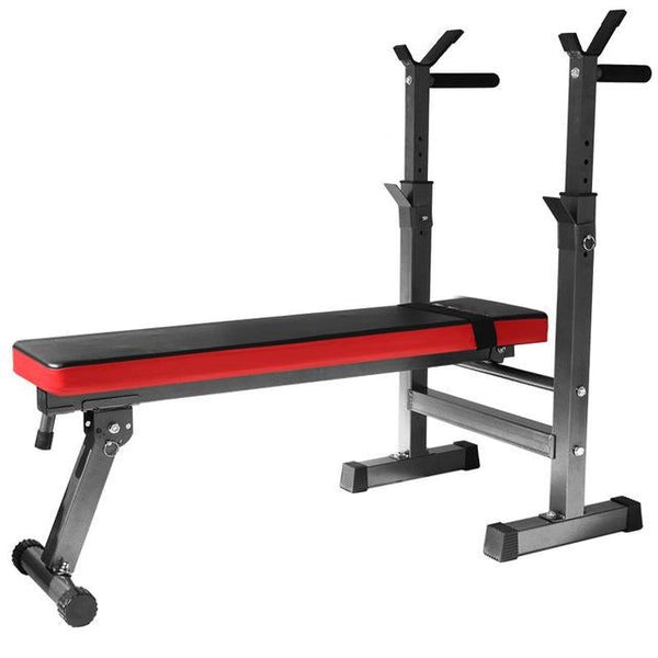 Multi-Station Foldable Bench Press Incline Home GYM Fitness Olyimpic Weights Station Rack